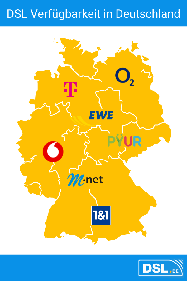 DSL Verfügbarkeit_Deutschlandkarte